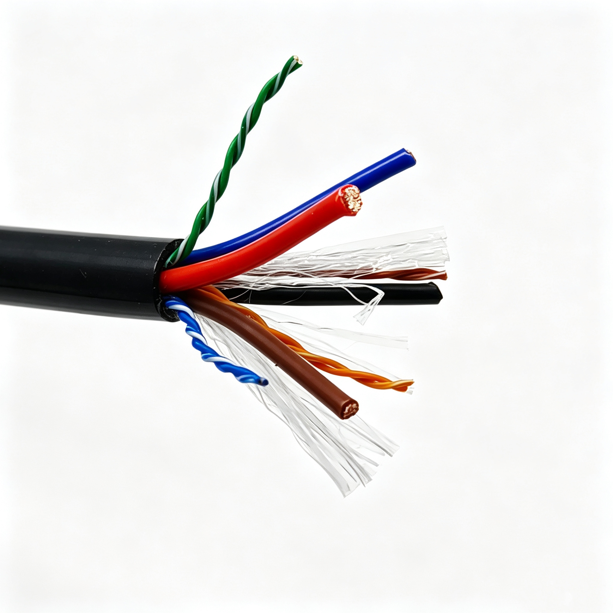 水密光电复合电缆 4×2×24AWG(UTP)+2×14AWG+2×12AWG