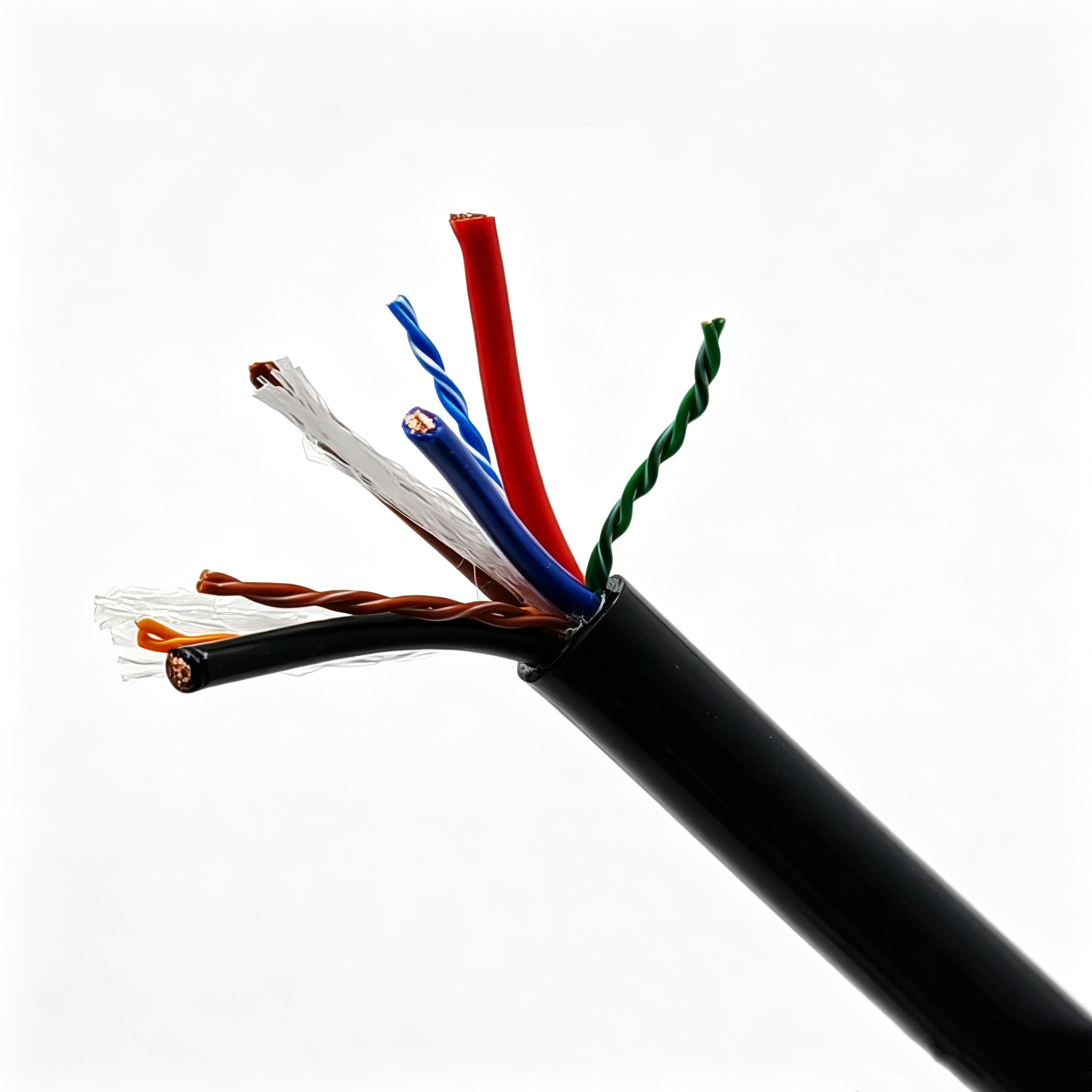 水密光电复合电缆 4×2×24AWG(UTP)+2×14AWG+2×12AWG
