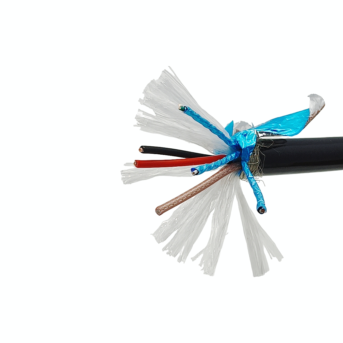 水密光电复合电缆 2×1.0 mm²+3×2×0.2 mm²+RG316